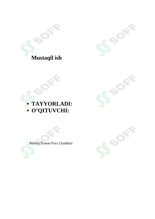 Yunon fors urushlari 1
