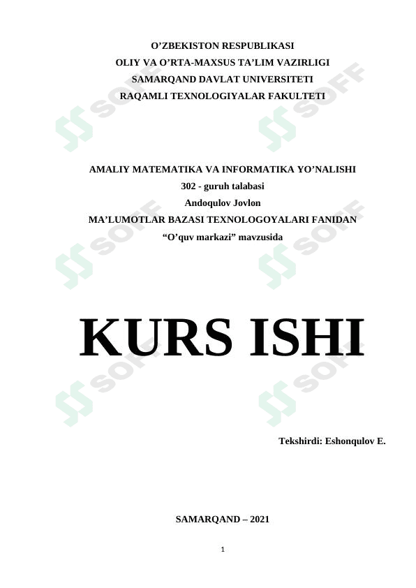 O’quv markazi 1