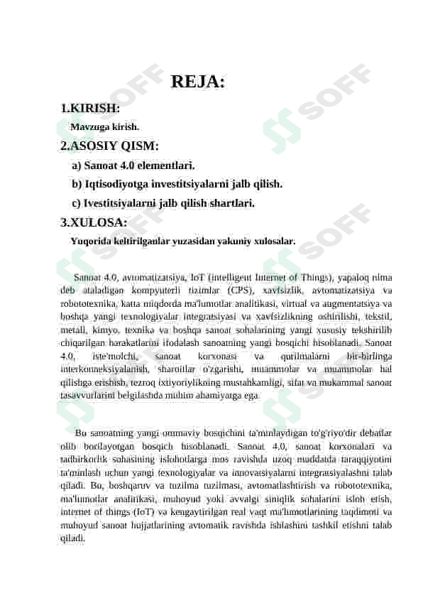 Iqtisodiyotga investitsiyalarni jalb etish 2