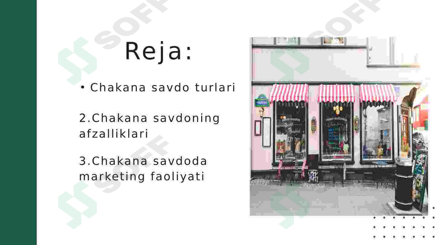 Chakana savdo turlari 2