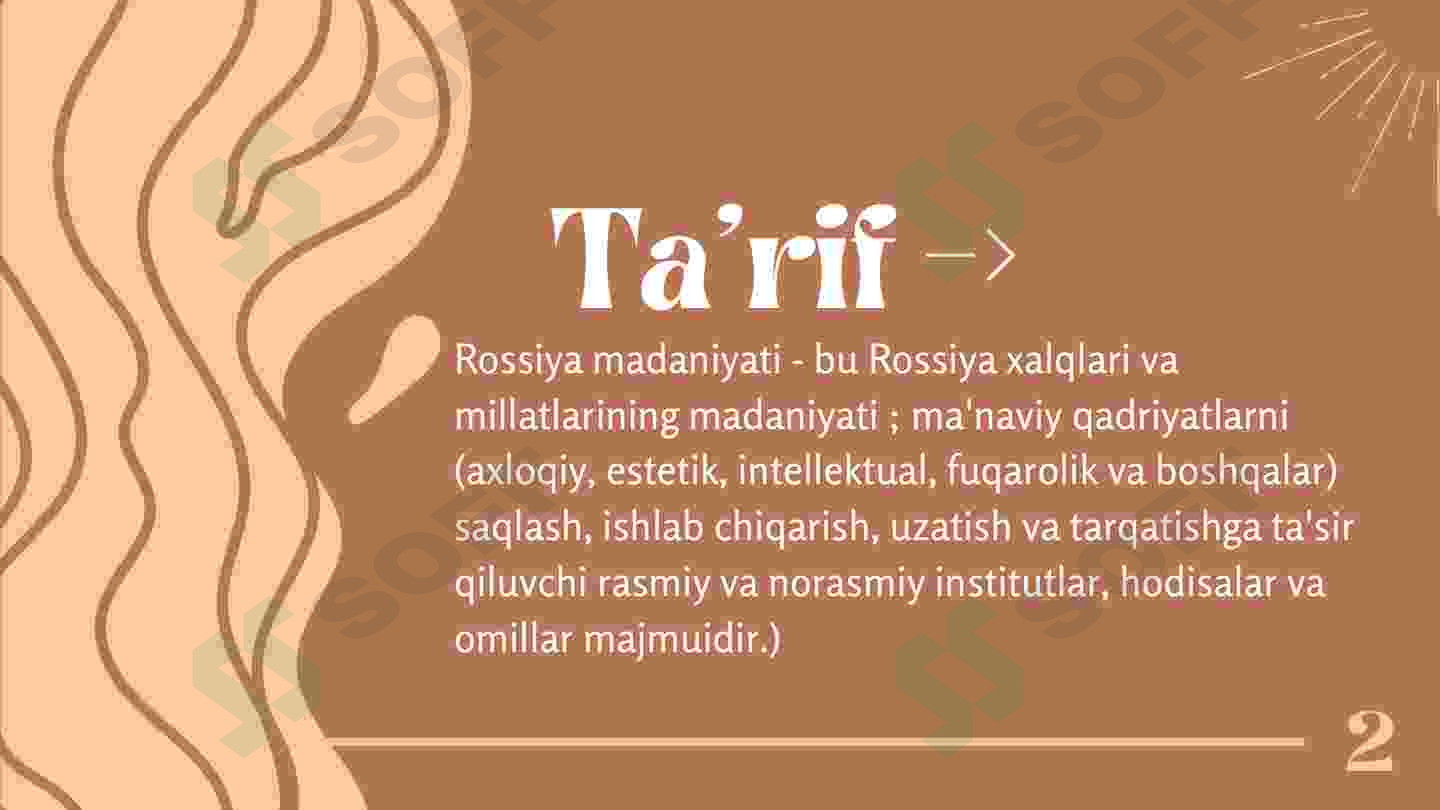 Rossiya madaniyati 2