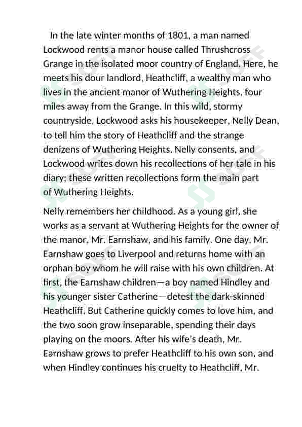 Wuthering heights review 2