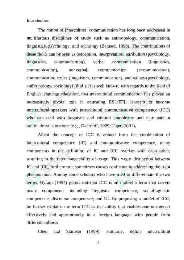 EFL LEARNERS' ATTITUDES TOWARDS LEARNING INTERCULTURAL COMMUNICATIVE COMPETENCE 2