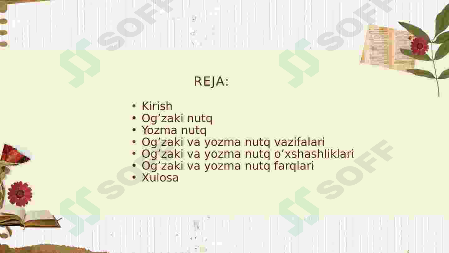 Og’zaki va yozma nutq 2