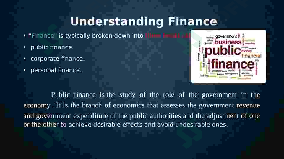 What is Finance 3