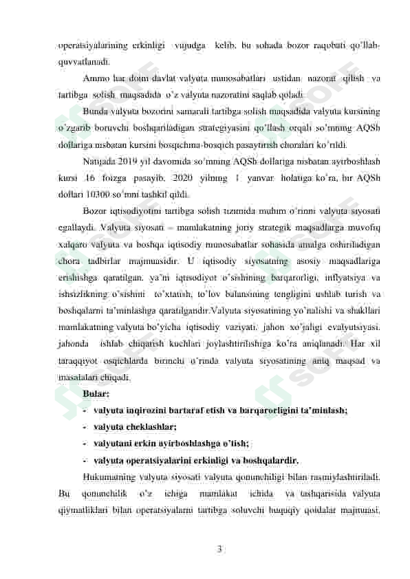 Valyuta kursi 3