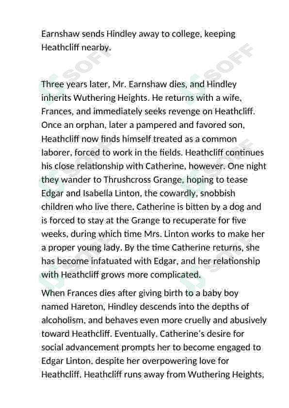 Wuthering heights review 3