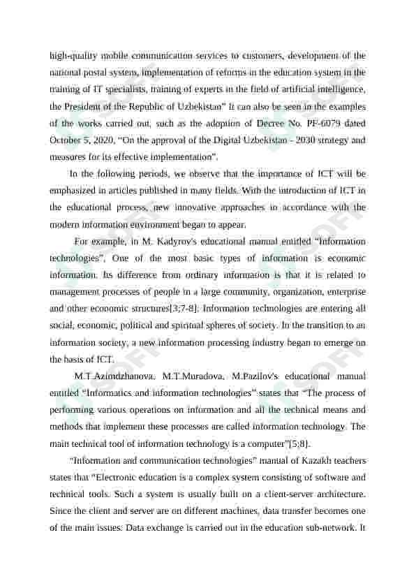INFORMATION AND COMMUNICATION TECHNOLOGIES  AND THEIR  SIGNIFICANCE 3