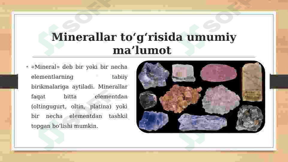 Minerallarning tabiatda ajralish shakillari 3