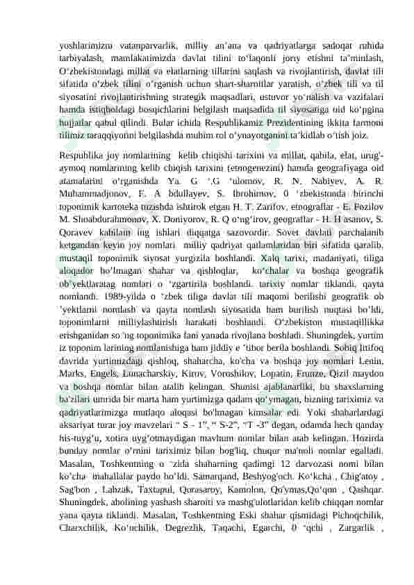 Paxtaobod tumani toponomikasi 3