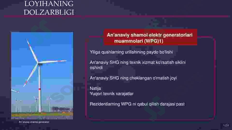 Parraksiz shamol generatorlari 3