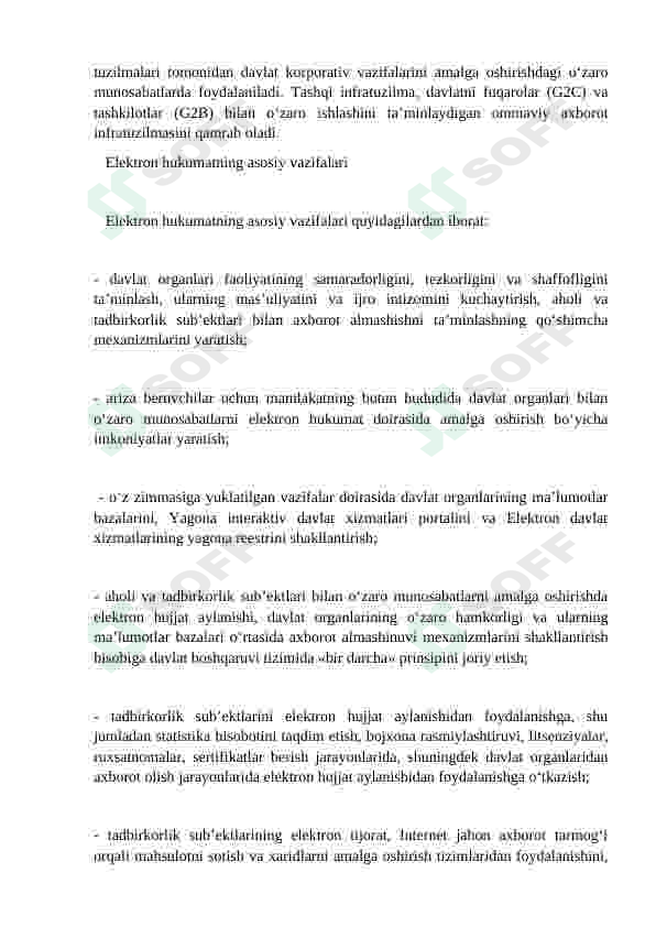 O'zbekiston Respublikasida elektron hukumat tizimining rivojlanish 3