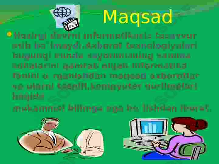Kompyuterning tashkil etuvchilari. 3