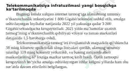 Telekommunikatsiya xizmatlari sifatini boshqarish 3
