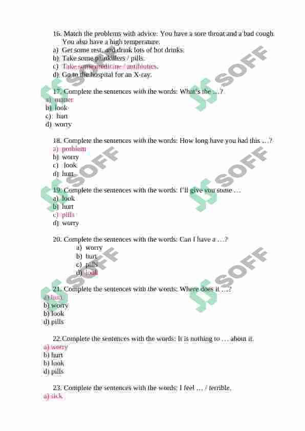 General questions 3
