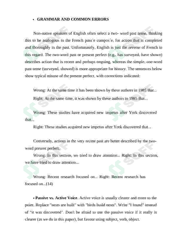 AN ANALYSIS OF EFL STUDENTS’ ERRORS IN PRESENT PERFECT TENSES 3