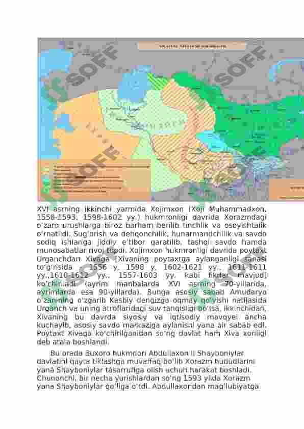 XVI-XVII asrlarda Xiva xonligi 4