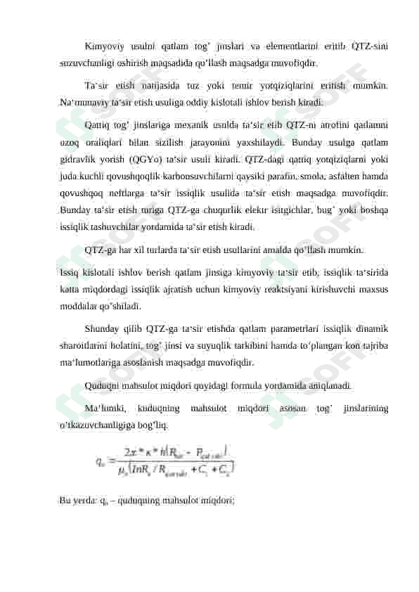 Quduq tubiga mexanik ta'sir etish va uning samaradorligi 4