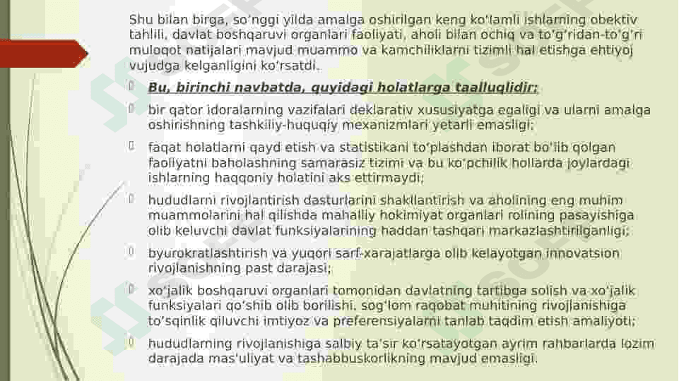 O'zbekistonda ijtimoiy sohada amalga oshirilayotgan o'zgarishlar mazmun va mohiyati. 4