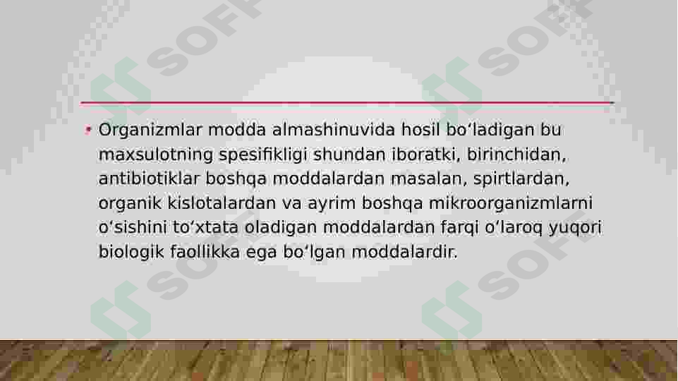 Oqsillar va antibiotiklar ishlab chiqarish biotexnologiyasi 4