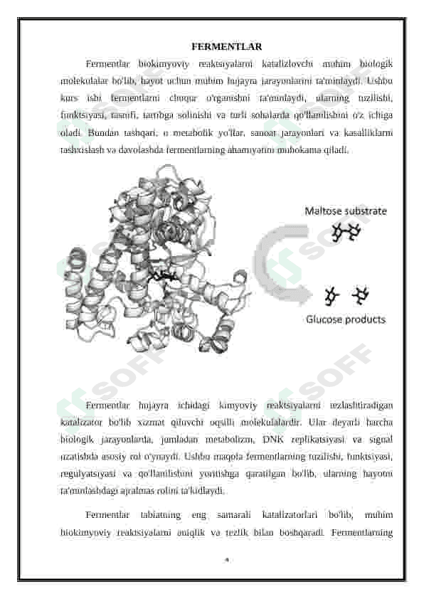 Fermentlar faolligini oshqozon kislotaliligini gipoatsid va giperatsid xolatlarda o’zgarishi va tiklash choralari 4