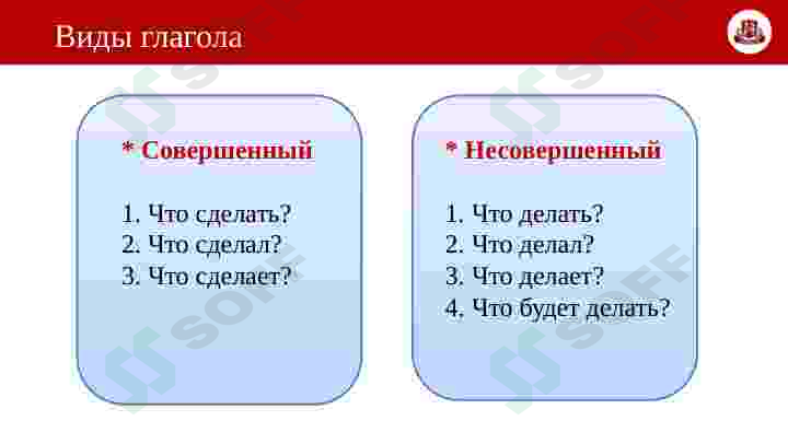 Виды глагола 4