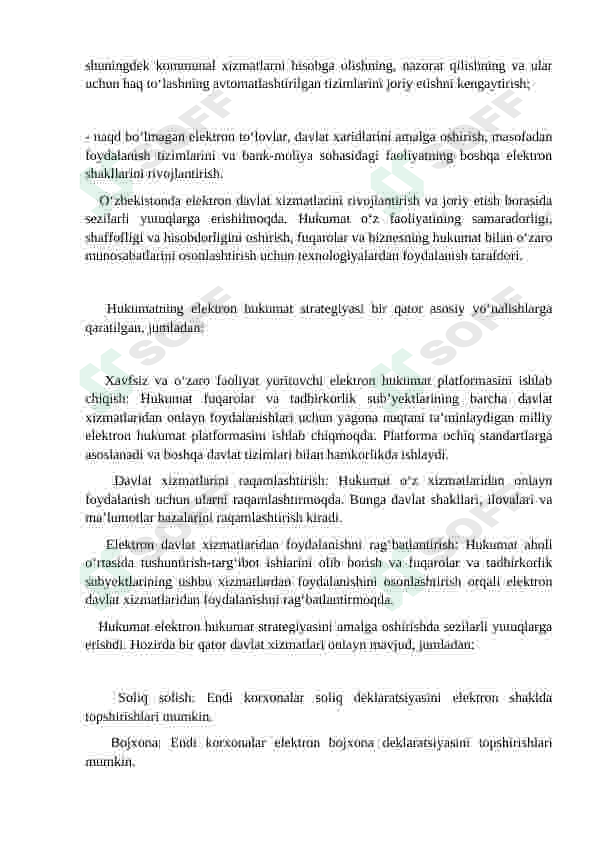 O'zbekiston Respublikasida elektron hukumat tizimining rivojlanish 4
