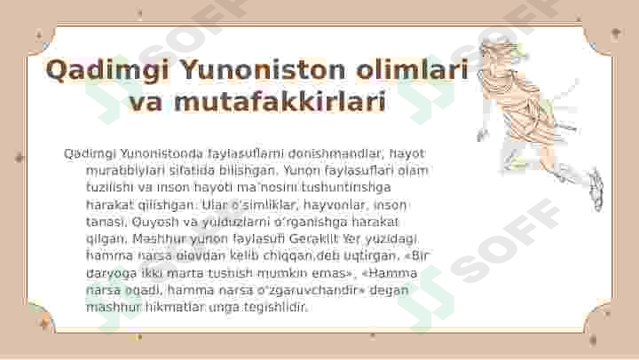 Qadimgi yunoniston olimlari va mutaffakirlari 4