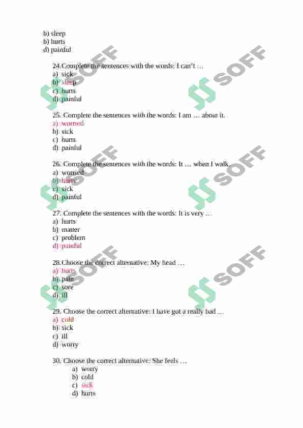 General questions 4