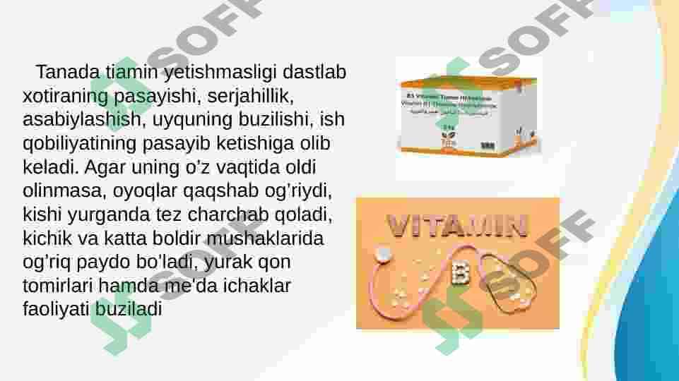 Suvda eruvchi vitaminlar 5
