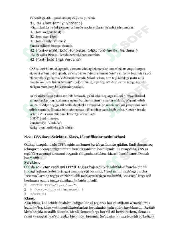 CSS o'quv qo'llanma 5