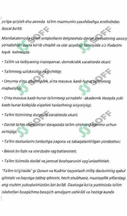 Bir urugʻ pallalilar sinfi 5