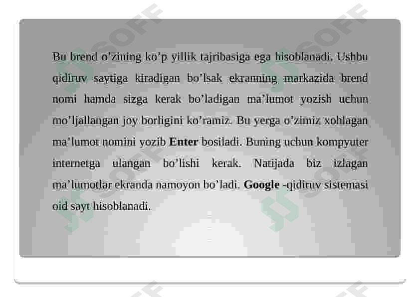 Google Search va uning imkoniyatlari 5
