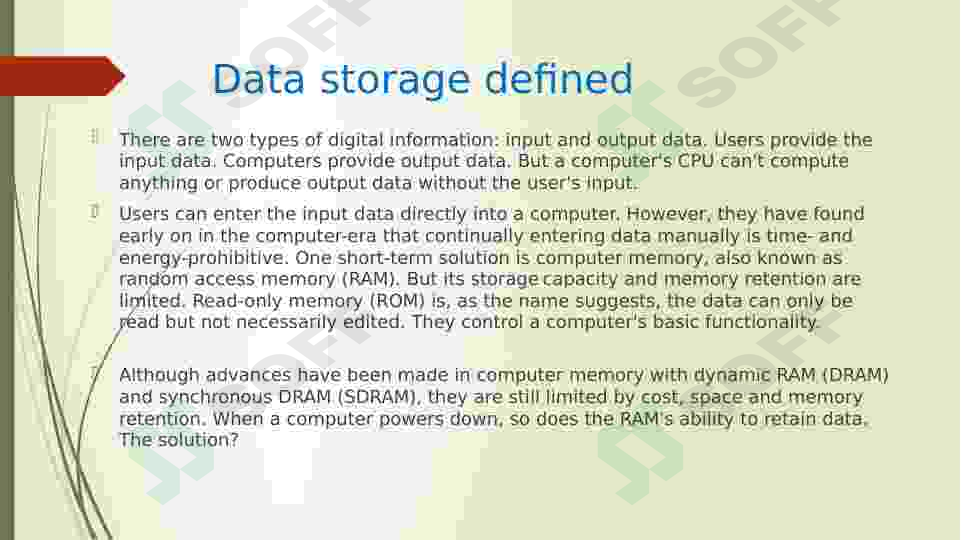 Data storage and backup 5
