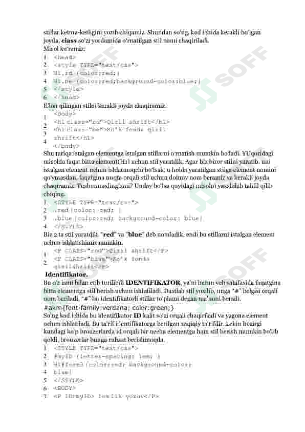 CSS o'quv qo'llanma 6