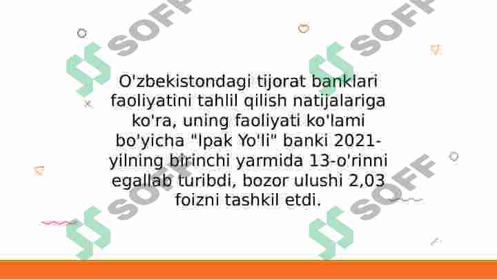 IPAK YO’LI BANK 6
