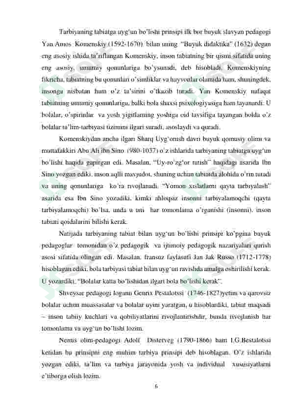 INGLIZ TILIDA TOG'LAR, TOR DARALAR VA G’ORLARNI  O’RGATISH ISHLANMA-LOYIHASI 6