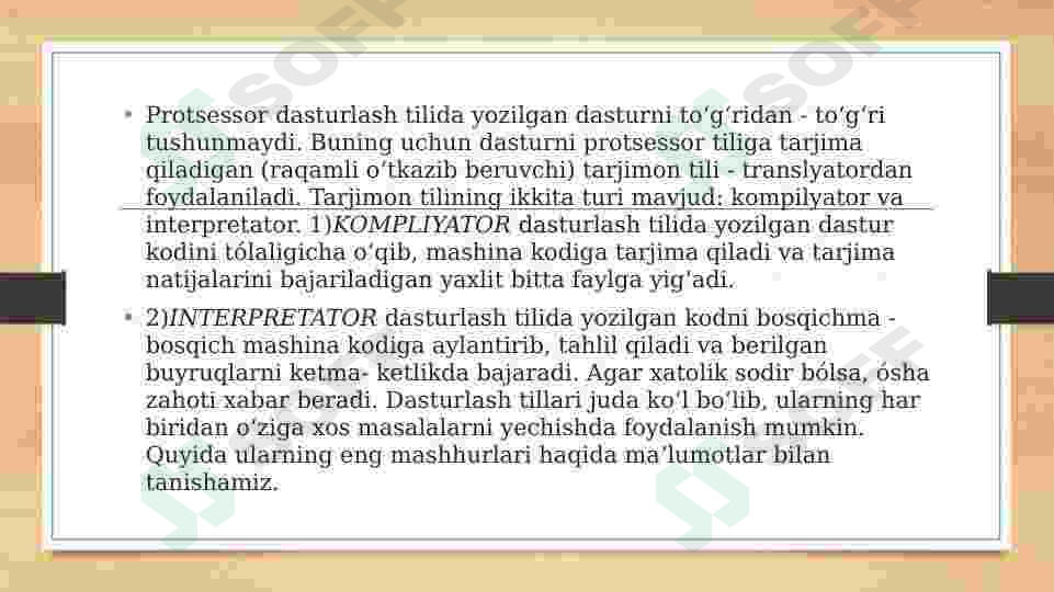 Umumta'lim maktablarida dasturlash tillari 2 6