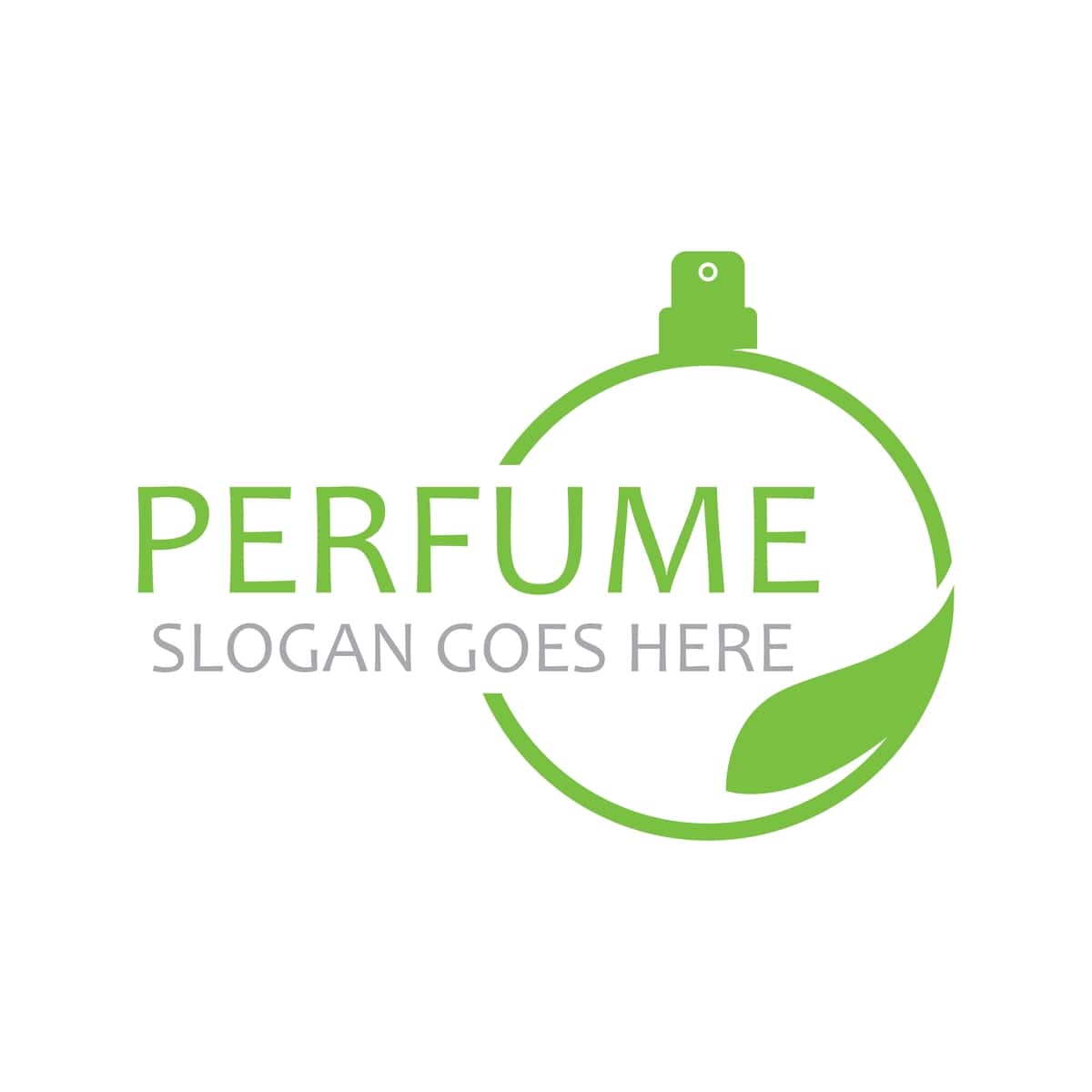 Parfyumeriya logotipi vektor belgisi oddiy rasm dizayni | Perfume logo vector icon simple illustration design 1