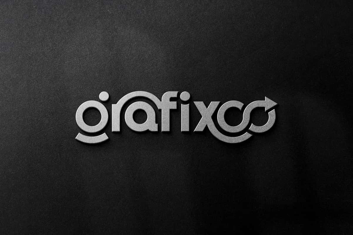 3d logo maketi psd | 3d logo mockup psd 1