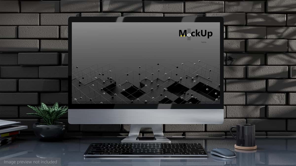 Kompyuter maketi | Computer mockup 1