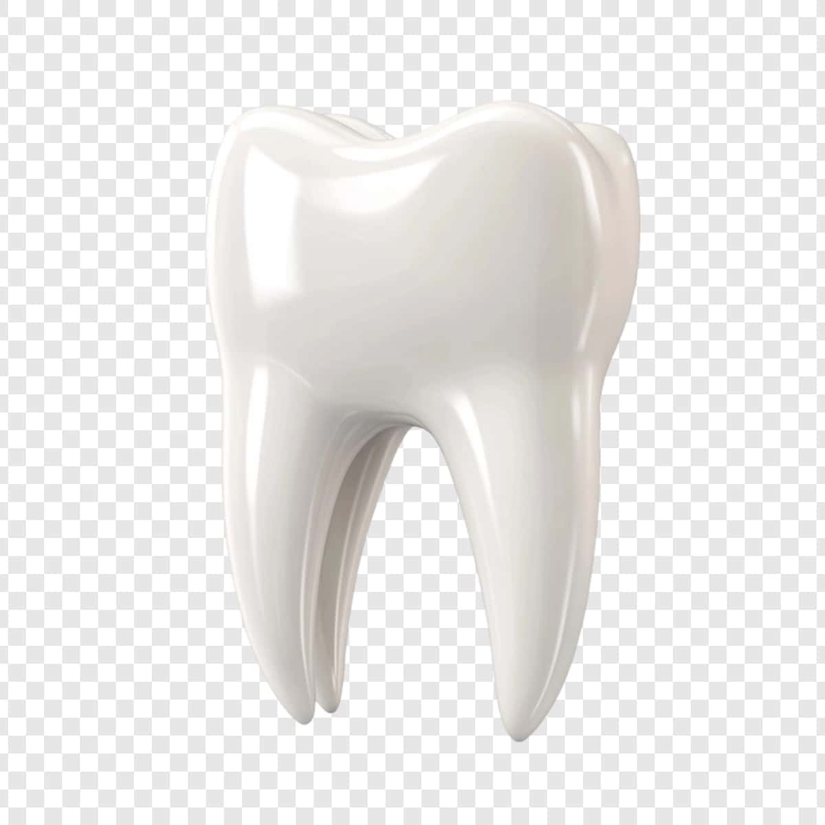Sog'lom oq tish 3D modeli stomatologik parvarish gigienasi | Healthy white tooth 3d model dental care hygiene 1