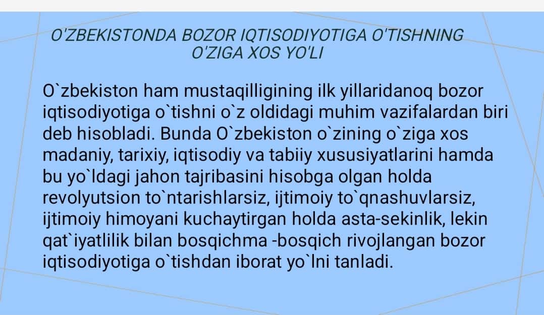 IQTISОDiyot, bozor va iqtisodiy siyosat 1