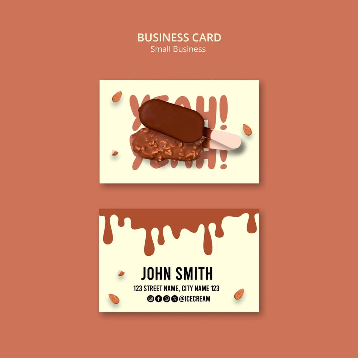 Kichik biznes uchun shablon dizayni | Small business template design 1
