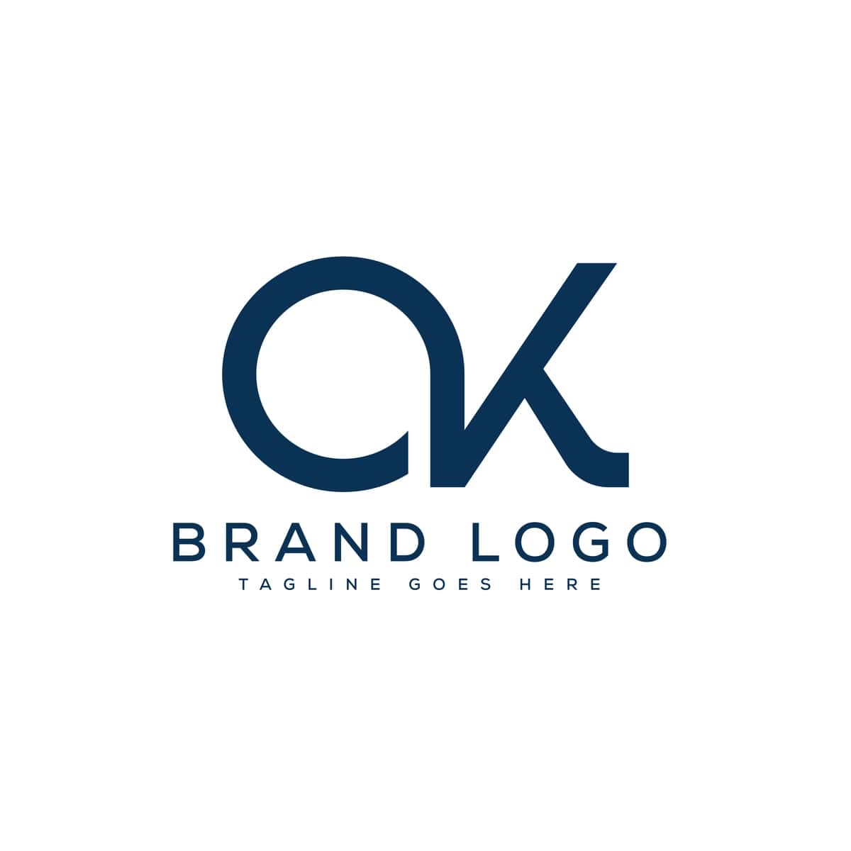 Ko harfi bilan yaratilgan ijodiy vektor logotiplari | Creative vector logos with letter ko 1