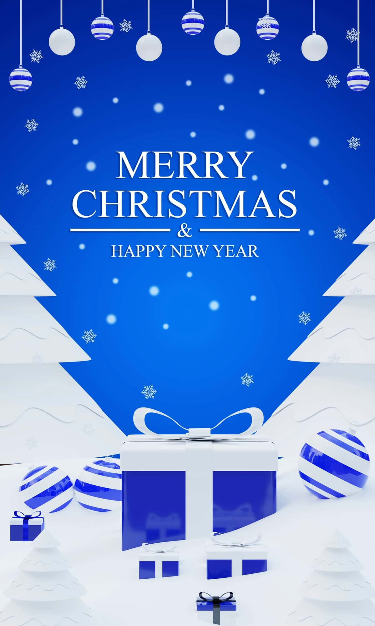 3D realistik Rojdestvo foni | 3d realistic christmas background 1