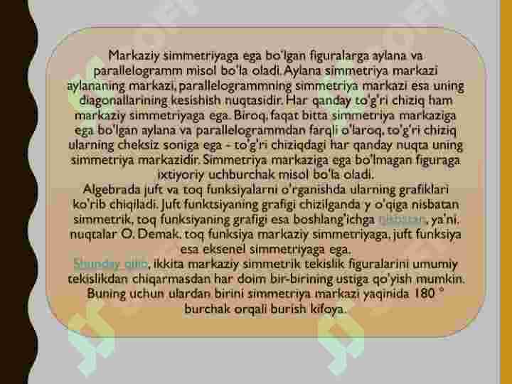 TABIATDAGI SIMMETRIYA 3