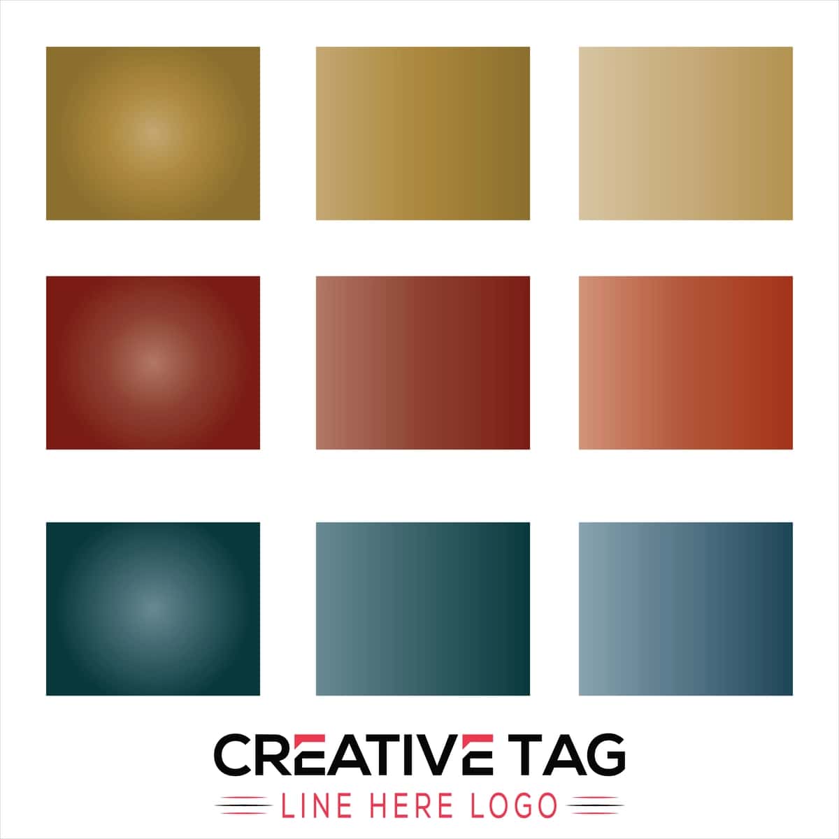 Gradient ranglar palitrasi dizayn ilhomi | Gradient color palette design inspiration 1