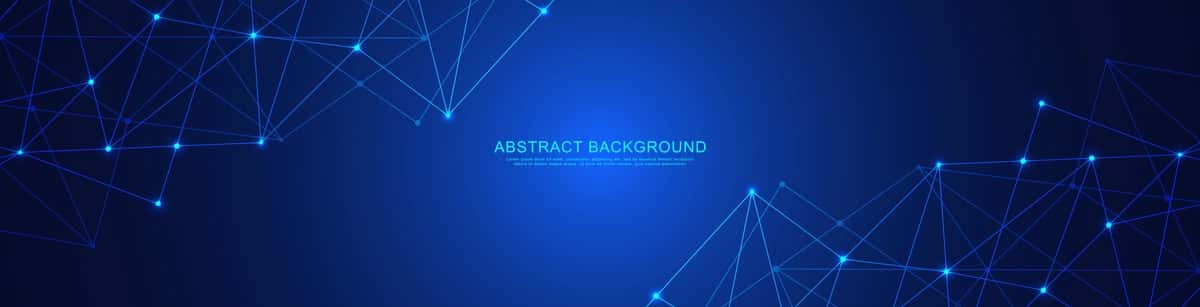 Mavhum geometrik fon bilan veb-sayt sarlavhali banner dizayni | Website header banner design with abstract geometric background 1