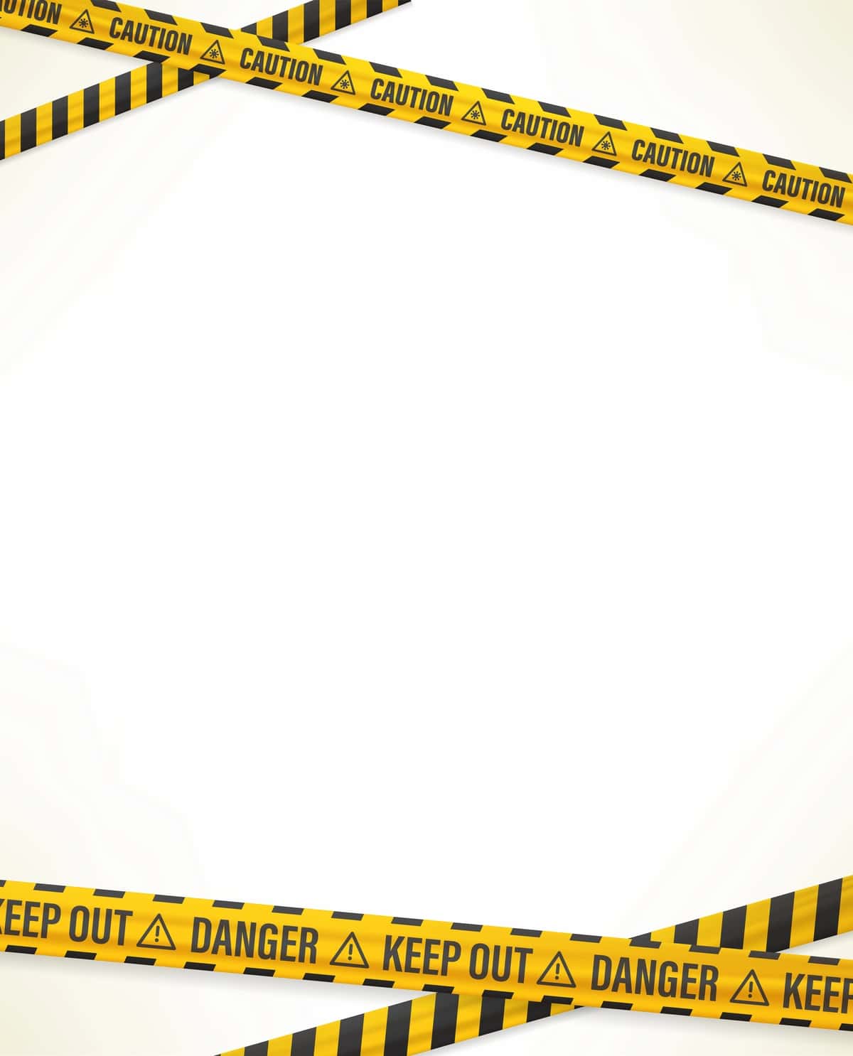 Ogohlantirish lentalari dizayn shabloni | Warning tapes design template 1
